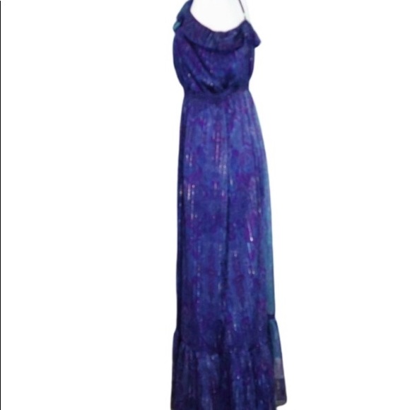 EXPRESS CHIFFON MAXI DRESS - Picture 6 of 14